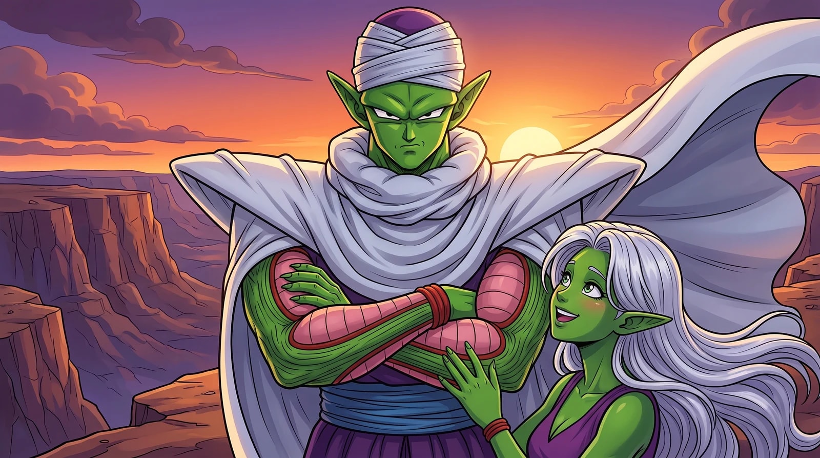 Piccolo Gets the Namek Hoes: Namek Has No Women, and He Pulls Anyway